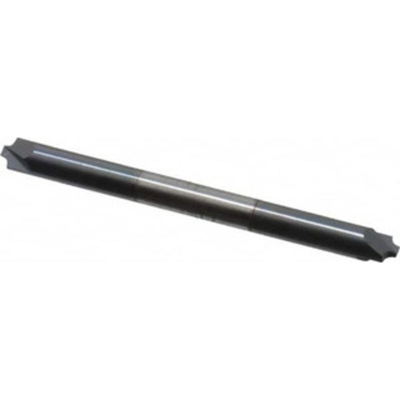 Accupro 0.035 Radius, 1/8 Diam, 2 Flute Solid Carbide Corner Rounding End Mill Double End, AlTiN Finish, 1-1/2 OAL, 1/8 Shank Diam 12180314 – 08480873