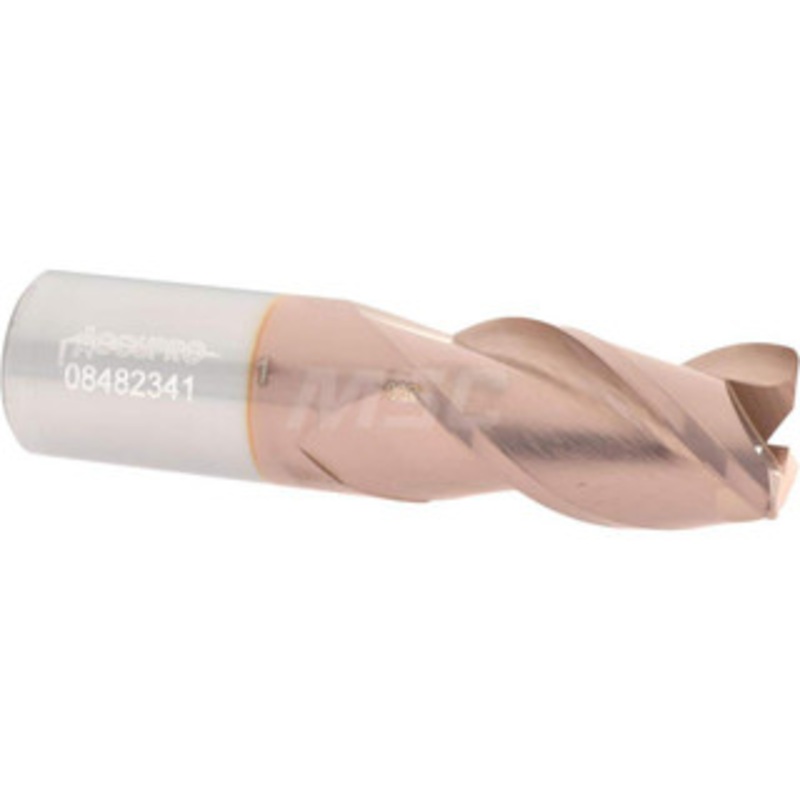 Accupro 1 Diam 3 Flute Solid Carbide 0.06 Corner Radius End Mill TiCN Finish, 4 OAL, 1-3/4 LOC, 1 Shank Diam, 40 Helix, RH Cut, RH Flute, Centercutting 12181876 – 08482341