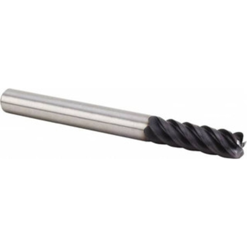 Kennametal 1 Diam 5 Flute Solid Carbide 0.03 Corner Radius End Mill AlTiN Finish, 7-1/2 OAL, 5 LOC, 1 Shank Diam, 43 Helix, RH Cut, RH Flute 5060124 – 53227724