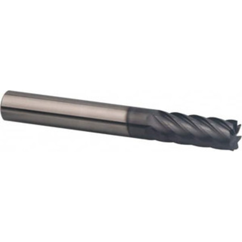 KYOCERA SGS 3/8 Diam 7 Flute Solid Carbide 0.015 Corner Radius End Mill AlTiN Finish, 3 OAL, 1 LOC, 3/8 Shank Diam, 35 Helix, RH Cut, RH Flute, Centercutting 36629 – 70218524