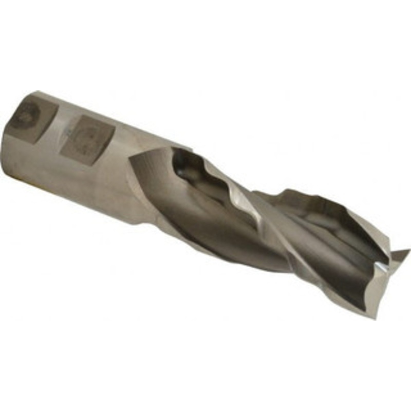 Made in USA 1-1/4 Diam 3-Flute 30 High Speed Steel Square Roughing & Finishing End Mill Uncoated, 3 LOC, 5-1/2 OAL, 1-1/4 Shank Diam 65730-00-W – 81749723
