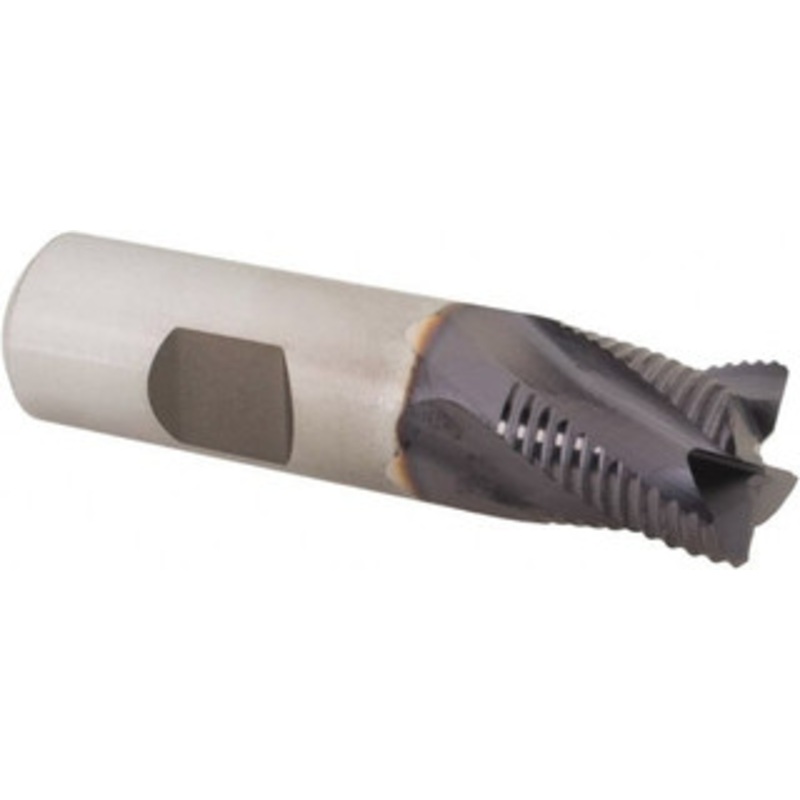 Niagara Cutter 3/4 Diam, Fine Pitch, 3/4 LOC, 4 Flute Cobalt Roughing Square End Mill TiAlN Finish, 3 OAL, 3/4 Shank Diam, Single End, Centercutting, 30 Helix 17007776 – 33019530
