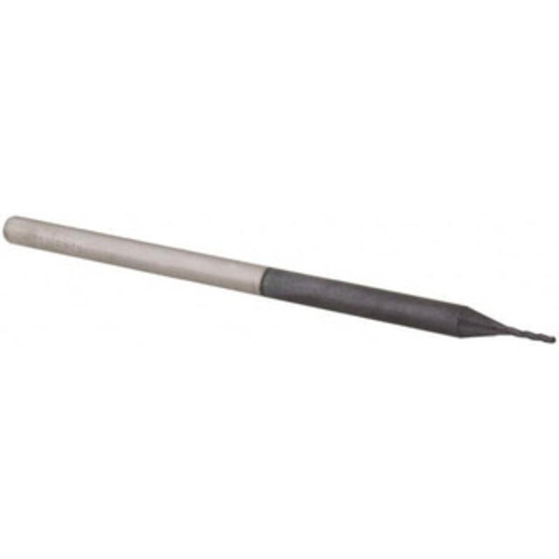Accupro 0.03 Diam, 0.15 LOC, 3 Flute Solid Carbide Ball End Mill AlTiN Finish, Single End, 2-1/2 OAL, 1/8 Shank Diam, Spiral Flute 04458 – 64540685