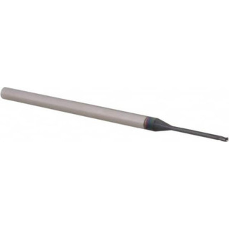 Accupro 0.045 Diam, 0.067 LOC, 3 Flute Solid Carbide Ball End Mill AlTiN Finish, Single End, 2-1/2 OAL, 1/8 Shank Diam, Spiral Flute AP61731139 – 61731139