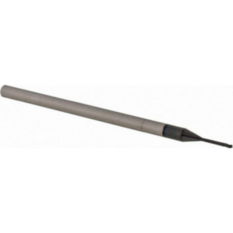 Accupro 0.035 Diam, 0.052 LOC, 3 Flute Solid Carbide Ball End Mill AlTiN Finish, Single End, 2-1/2 OAL, 1/8 Shank Diam, Spiral Flute AP61731071 – 61731071