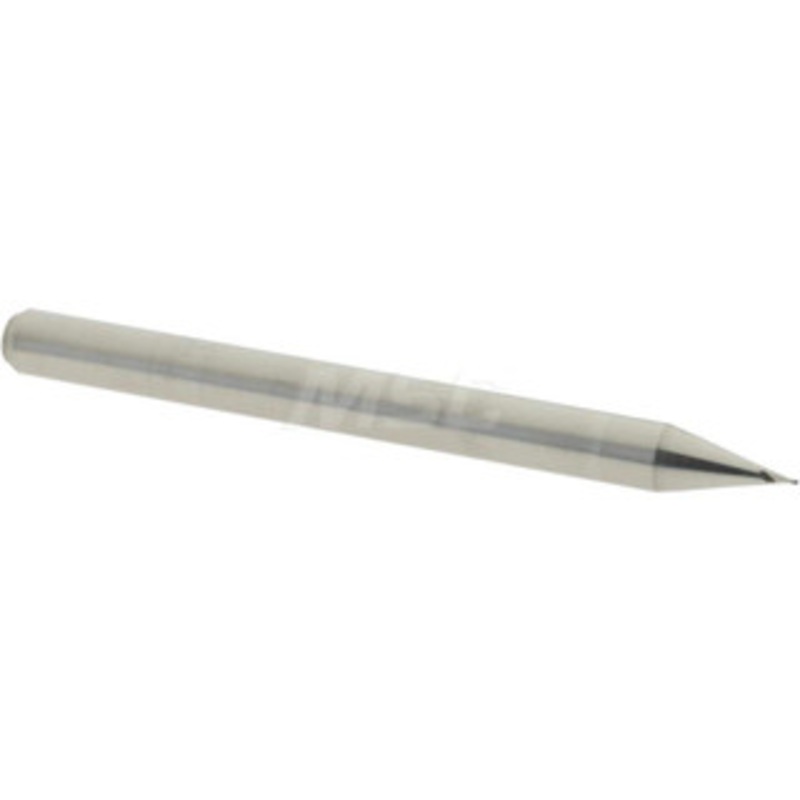 Accupro 0.014 Diam, 0.021 LOC, 2 Flute Solid Carbide Ball End Mill Uncoated, Single End, 1-1/2 OAL, 1/8 Shank Diam, Spiral Flute 6500563 – 52441995