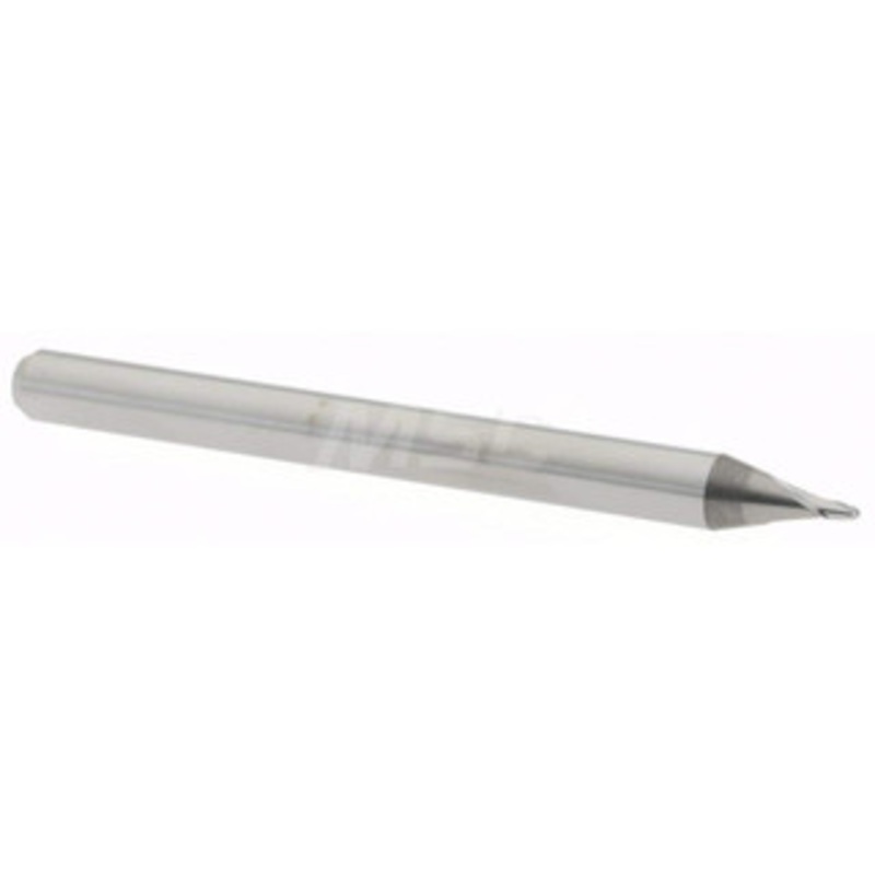 Accupro 0.03 Diam, 0.045 LOC, 2 Flute Solid Carbide Ball End Mill Uncoated, Single End, 1-1/2 OAL, 1/8 Shank Diam, Spiral Flute 6500601 – 52442159