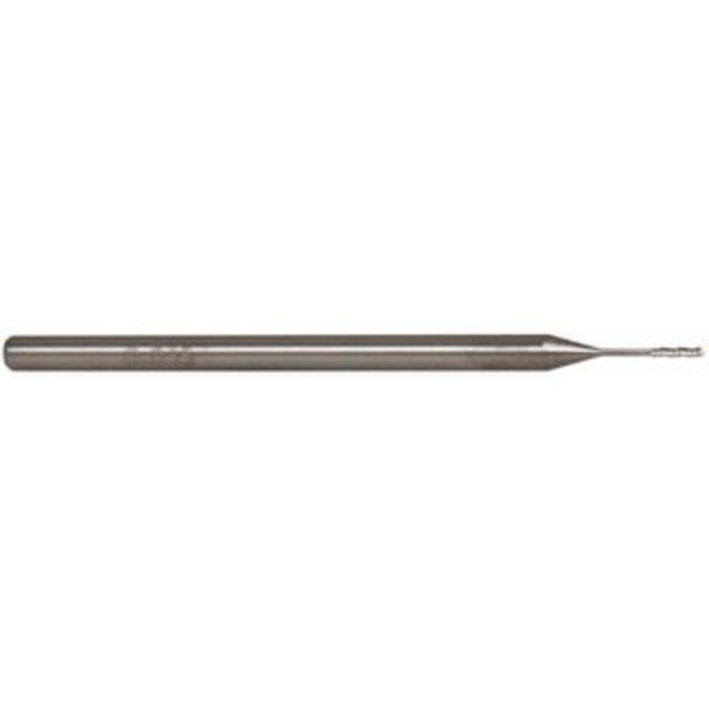 Accupro 0.035 Diam, 0.175 LOC, 3 Flute Solid Carbide Ball End Mill Uncoated, Single End, 2-1/2 OAL, 1/8 Shank Diam, Spiral Flute AP58746355 – 58746355