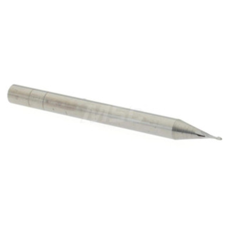 Accupro 0.02 Diam, 0.06 LOC, 2 Flute Solid Carbide Ball End Mill Uncoated, Single End, 1-1/2 OAL, 1/8 Shank Diam, Spiral Flute 6500437 – 37291176