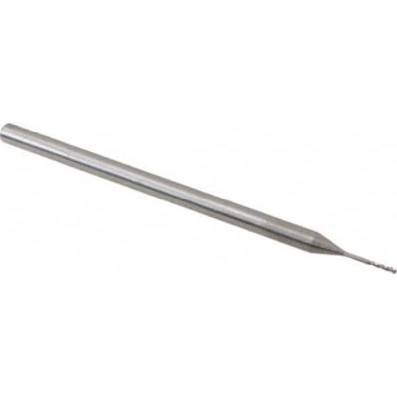 Accupro 0.03 Diam, 0.15 LOC, 3 Flute Solid Carbide Ball End Mill Uncoated, Single End, 2-1/2 OAL, 1/8 Shank Diam, Spiral Flute AP58748328 – 58748328