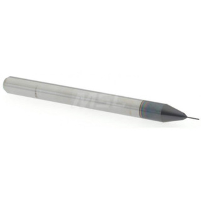 Accupro 0.01 Diam, 0.03 LOC, 4 Flute Solid Carbide Ball End Mill AlTiN Finish, Single End, 2-1/2 OAL, 1/8 Shank Diam, Spiral Flute 6502675 – 61729265