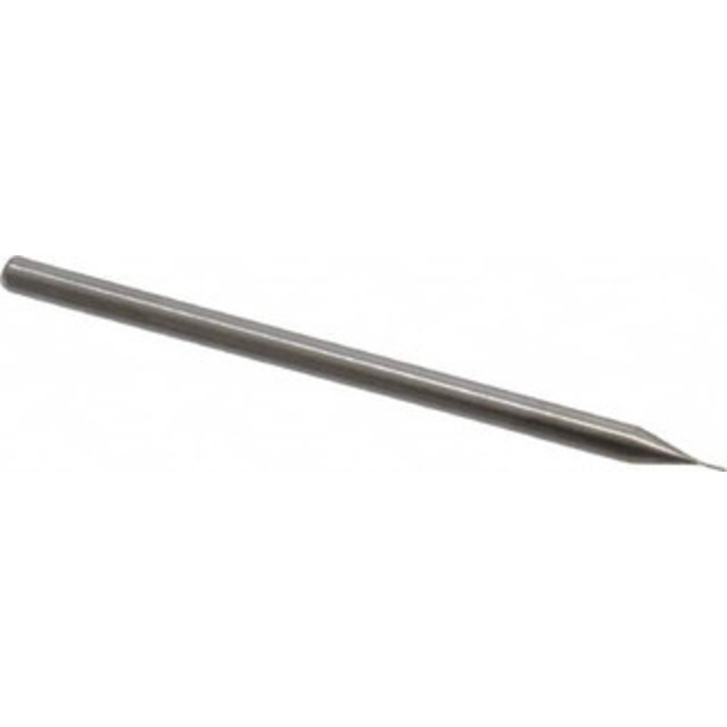 Accupro 0.01 Diam, 0.05 LOC, 3 Flute Solid Carbide Ball End Mill Uncoated, Single End, 2-1/2 OAL, 1/8 Shank Diam, Spiral Flute 01499 – 61729430