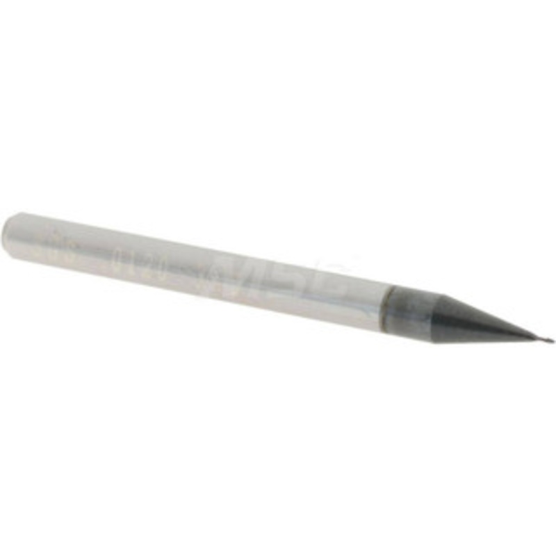 Accupro 0.012 Diam, 0.036 LOC, 2 Flute Solid Carbide Ball End Mill AlTiN Finish, Single End, 1-1/2 OAL, 1/8 Shank Diam, Spiral Flute 6500418 – 52441383