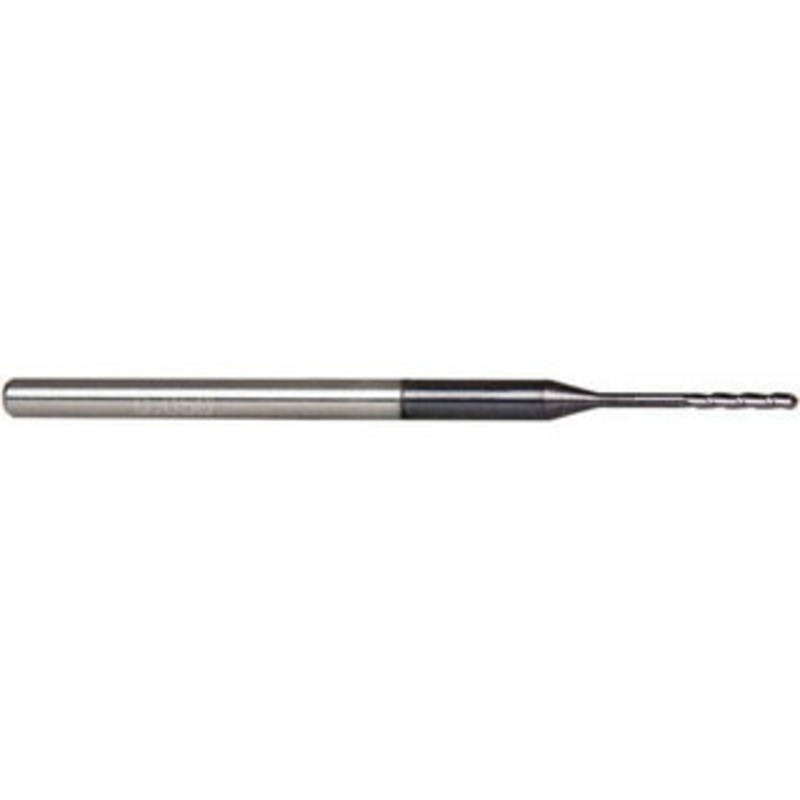 Accupro 0.05 Diam, 0.3 LOC, 3 Flute Solid Carbide Ball End Mill AlTiN Finish, Single End, 2-1/2 OAL, 1/8 Shank Diam, Spiral Flute AP58748112 – 58748112
