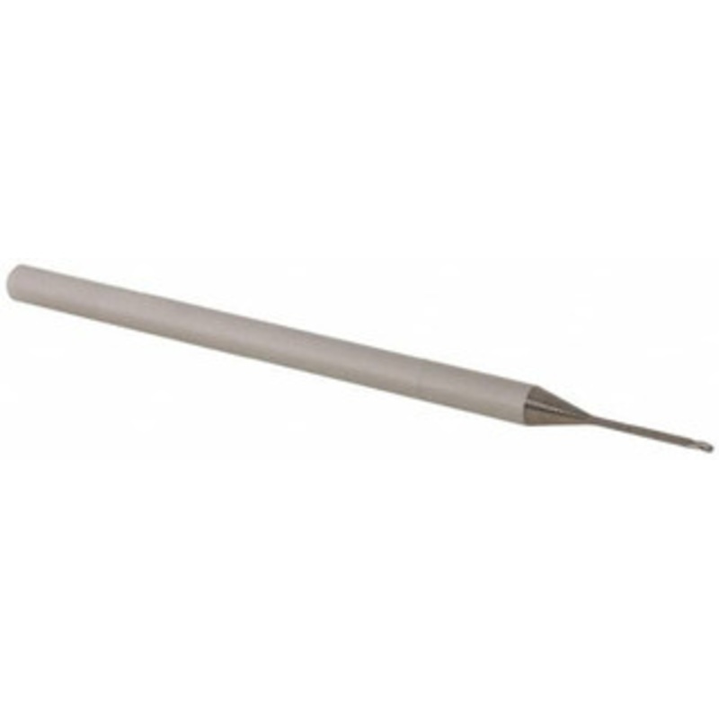 Accupro 0.03 Diam, 0.045 LOC, 3 Flute Solid Carbide Ball End Mill Uncoated, Single End, 2-1/2 OAL, 1/8 Shank Diam, Spiral Flute AP61729638 – 61729638