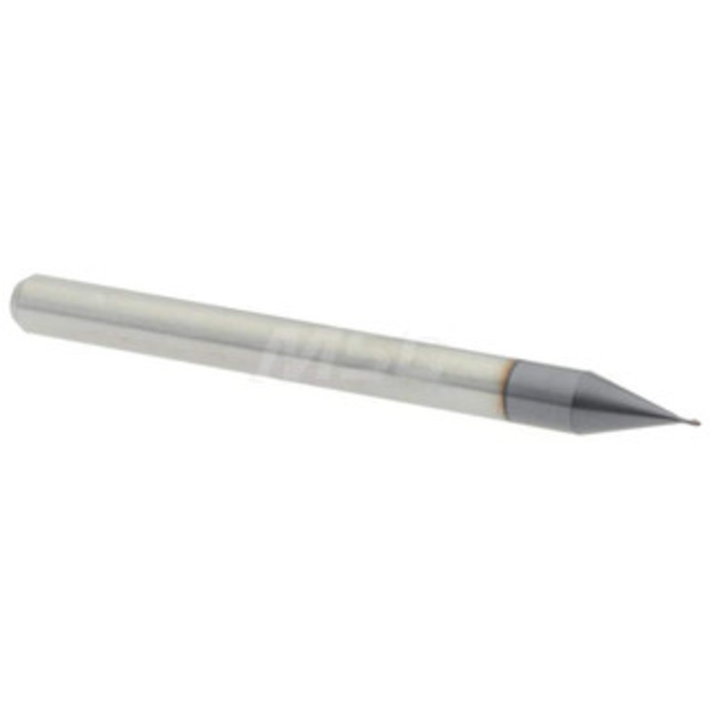 Accupro 0.013 Diam, 0.019 LOC, 2 Flute Solid Carbide Ball End Mill AlTiN Finish, Single End, 1-1/2 OAL, 1/8 Shank Diam, Spiral Flute 6500562 – 52441680