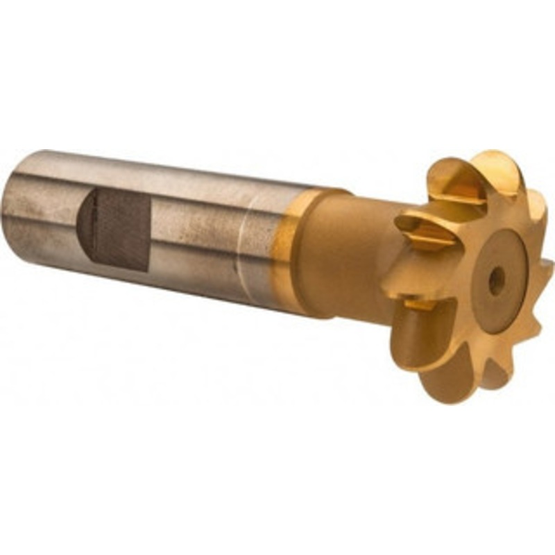 Whitney Tool 3/16 Radius, 3/8 Circle Diam, 1-3/8 Cutter Diam, Shank Connection, Convex Radius Cutter 3/4 Shank Diam, 3-1/2 OAL, High Speed Steel, TiN Finish, Profile Ground, 10 Teeth, Weldon Flat 15349 – 00069856