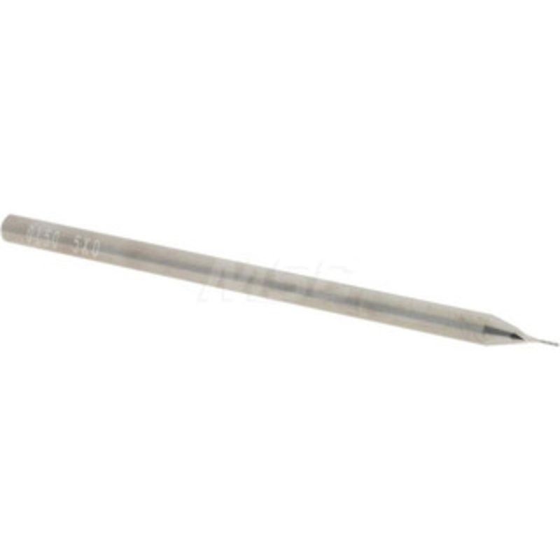Accupro 0.015 Diam, 0.075 LOC, 3 Flute Solid Carbide Ball End Mill Uncoated, Single End, 2-1/2 OAL, 1/8 Shank Diam, Spiral Flute 01500 – 64543374