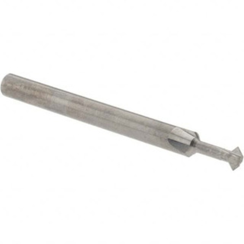 Accupro  3mm Cut Diam, 0.059 Cut Width, 1/8 Shank, Solid Carbide Double-Angle Cutter Uncoated, 2 Teeth, 1-1/2 OAL 31599558 – 31599558