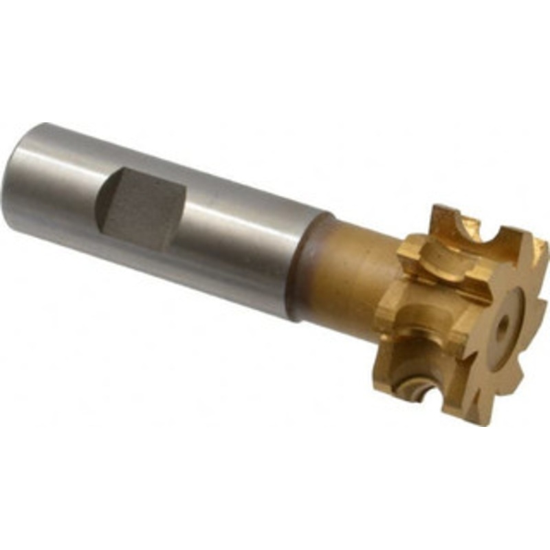 Whitney Tool 5/32 Radius, 1-5/16 Cut Diam, 5/16 Circle Diam, 5/8 Cut Width, 3/4 Shank, Concave Radius Cutter High Speed Steel, TiN Finish, 3-1/2 OAL, 8 Teeth, Profile Ground, Weldon Flat 15364 – 00069930