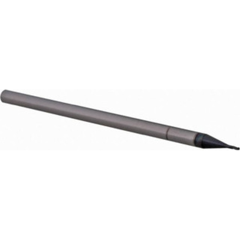 Accupro 0.025 Diam, 0.037 LOC, 3 Flute Solid Carbide Ball End Mill AlTiN Finish, Single End, 2-1/2 OAL, 1/8 Shank Diam, Spiral Flute AP61729869 – 61729869