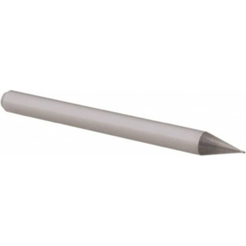 Accupro 0.013 Diam, 0.019 LOC, 4 Flute Solid Carbide Ball End Mill Uncoated, Single End, 1-1/2 OAL, 1/8 Shank Diam, Spiral Flute AP61728267 – 61728267
