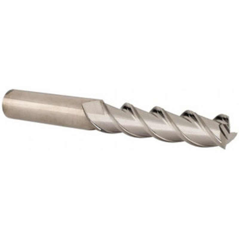 YG-1 1/2, 2 LOC, 1/2 Shank Diam, 4 OAL, 3 Flute, Solid Carbide Square End Mill Single End, Uncoated, Spiral Flute, 45 Helix, Right Hand Cut, Right Hand Flute 36593 – 45824042