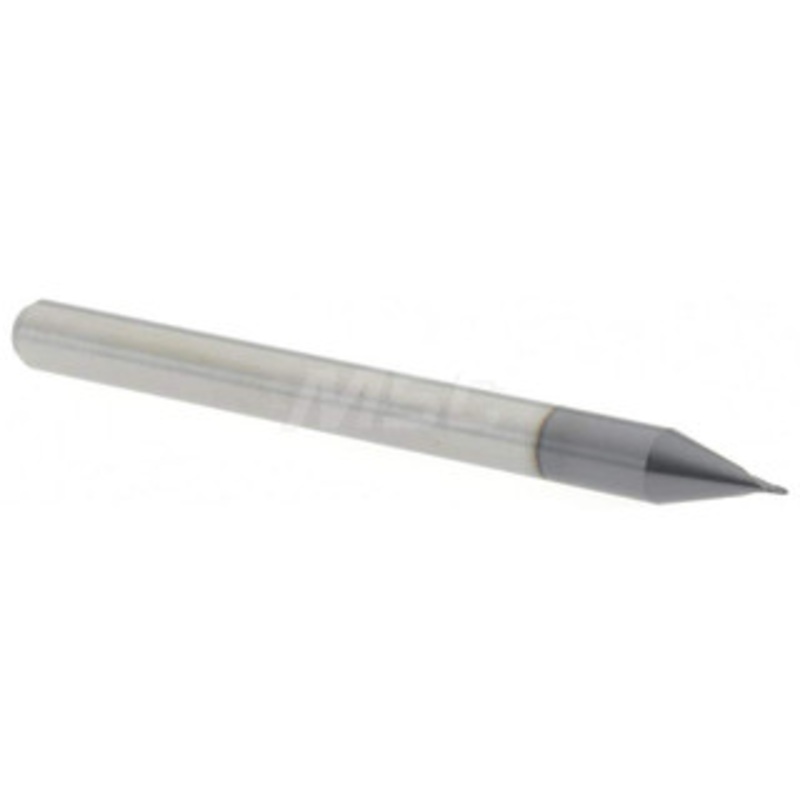 Accupro 0.015 Diam, 0.023 LOC, 2 Flute Solid Carbide Ball End Mill AlTiN Finish, Single End, 1-1/2 OAL, 1/8 Shank Diam, Spiral Flute 6500566 – 52441706