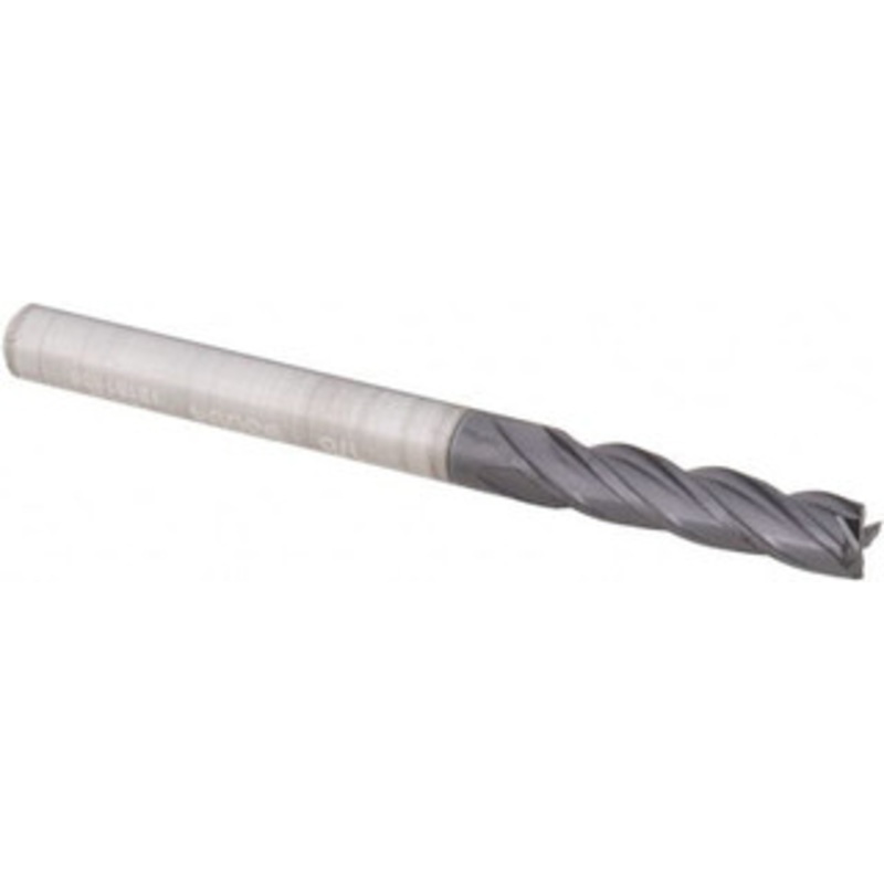 YG-1 1/8, 1/2 LOC, 1/8 Shank Diam, 1-1/2 OAL, 4 Flute, Solid Carbide Square End Mill Single End, Uncoated, Spiral Flute, 30 Helix, Right Hand Cut, Right Hand Flute GM153008 – 45404233