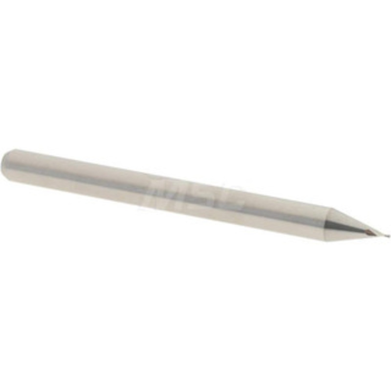 Accupro 0.015 Diam, 0.023 LOC, 2 Flute Solid Carbide Ball End Mill Uncoated, Single End, 1-1/2 OAL, 1/8 Shank Diam, Spiral Flute 6500565 – 52442001