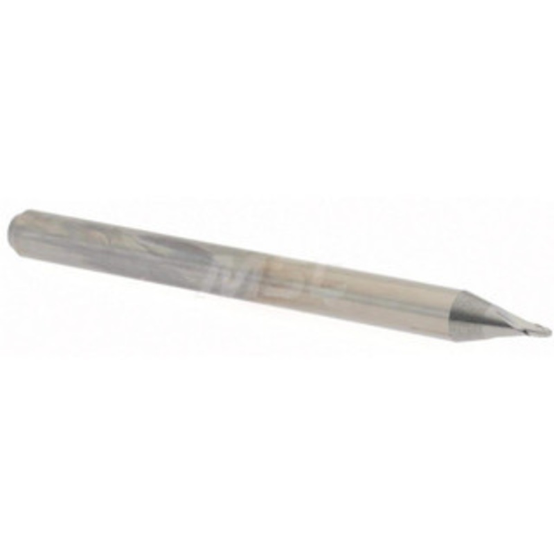 Accupro 0.031 Diam, 0.047 LOC, 2 Flute Solid Carbide Ball End Mill Uncoated, Single End, 1-1/2 OAL, 1/8 Shank Diam, Spiral Flute 6500603 – 52442167