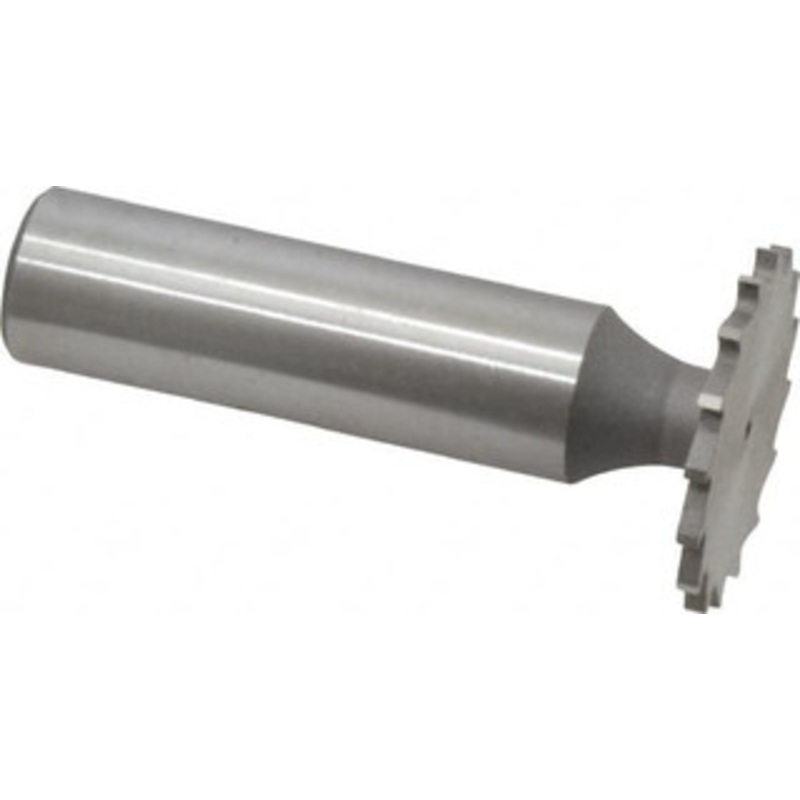 Whitney Tool 1 Cut Diam, 1/16 Cut Width, 1/2 Shank, Straight-Tooth Woodruff Keyseat Cutter Cobalt, Uncoated, 2-1/16 OAL, 16 Teeth 20198 – 43713304