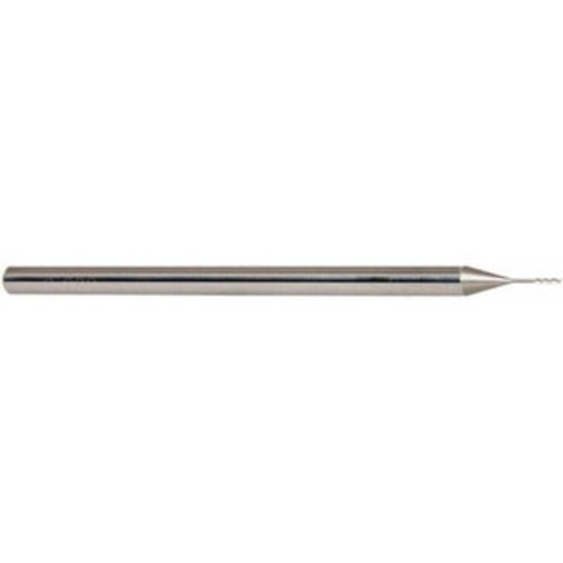 Accupro 0.02 Diam, 0.1 LOC, 3 Flute Solid Carbide Ball End Mill Uncoated, Single End, 2-1/2 OAL, 1/8 Shank Diam, Spiral Flute AP58748450 – 58748450