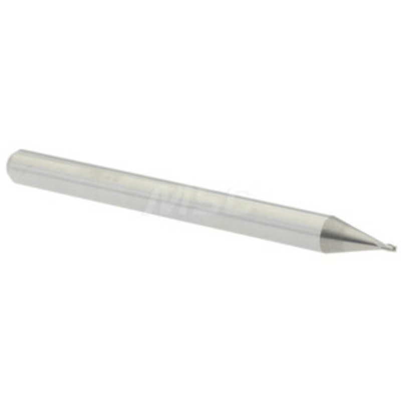 Accupro 0.025 Diam 4 Flute Solid Carbide 0.005 Corner Radius End Mill Uncoated, 1-1/2 OAL, 0.038 LOC, 1/8 Shank Diam, 30 Helix, RH Cut, RH Flute, Centercutting 6503574 – 62754759