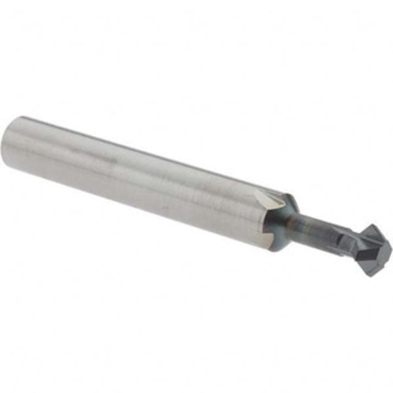 Accupro  6mm Cut Diam, 0.118 Cut Width, 1/4 Shank, Solid Carbide Double-Angle Cutter AlTiN Finish, 4 Teeth, 2 OAL 31568561 – 31568561