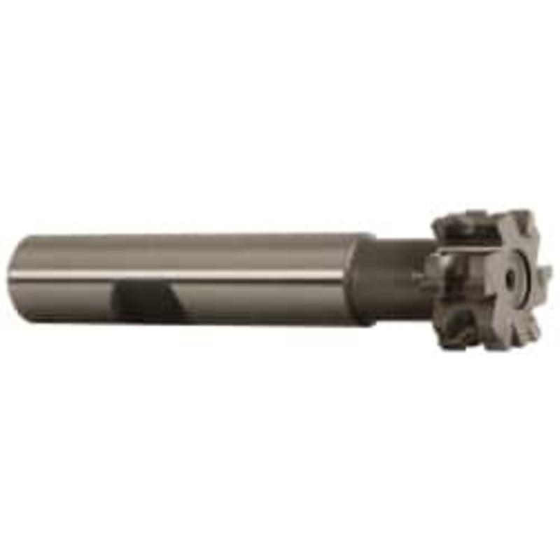 Whitney Tool 1/16 Radius, 3/4 Cut Diam, 1/8 Circle Diam, 3/8 Cut Width, 1/2 Shank, Concave Radius Cutter Carbide-Tipped, Uncoated, 3 OAL, 6 Teeth, Profile Ground, Weldon Flat 30291 – 01232826