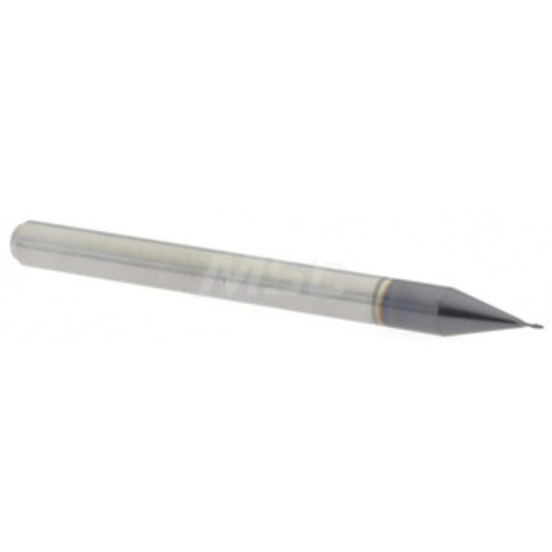 Accupro 0.013 Diam, 0.039 LOC, 2 Flute Solid Carbide Ball End Mill AlTiN Finish, Single End, 1-1/2 OAL, 1/8 Shank Diam, Spiral Flute 6500420 – 52441391