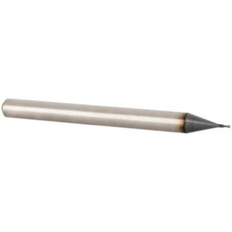 Accupro 0.016, 0.03 LOC, 1/8 Shank Diam, 1-1/2 OAL, 2 Flute, Solid Carbide Square End Mill Single End, TiAlN Finish, Spiral Flute, 30 Helix, Centercutting, Right Hand Cut, Right Hand Flute EM95991601 – 87635744