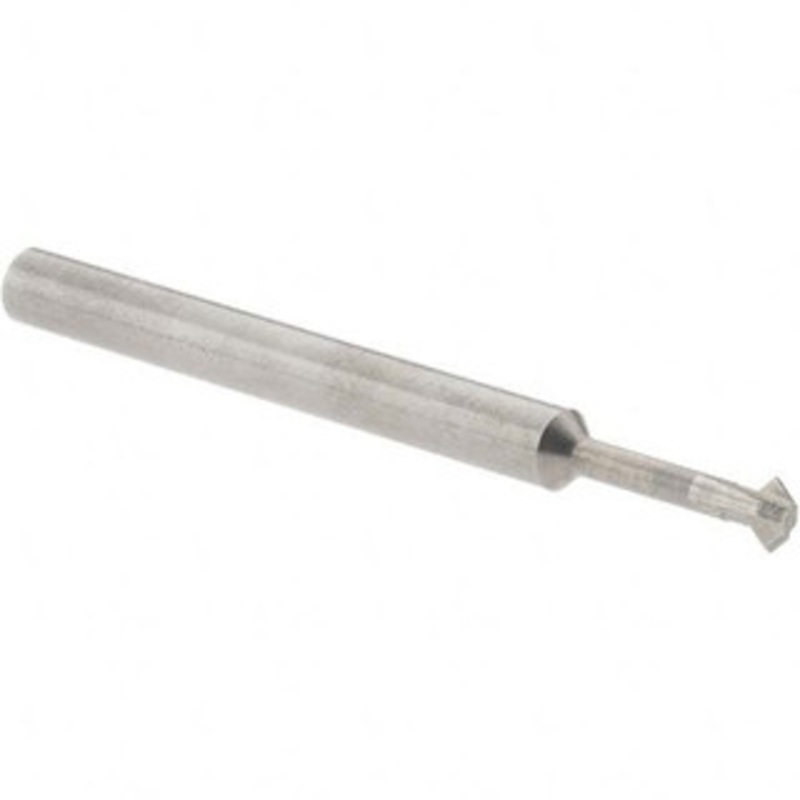 Accupro  3mm Cut Diam, 0.059 Cut Width, 1/8 Shank, Solid Carbide Double-Angle Cutter Uncoated, 2 Teeth, 1-1/2 OAL 31684970 – 31684970
