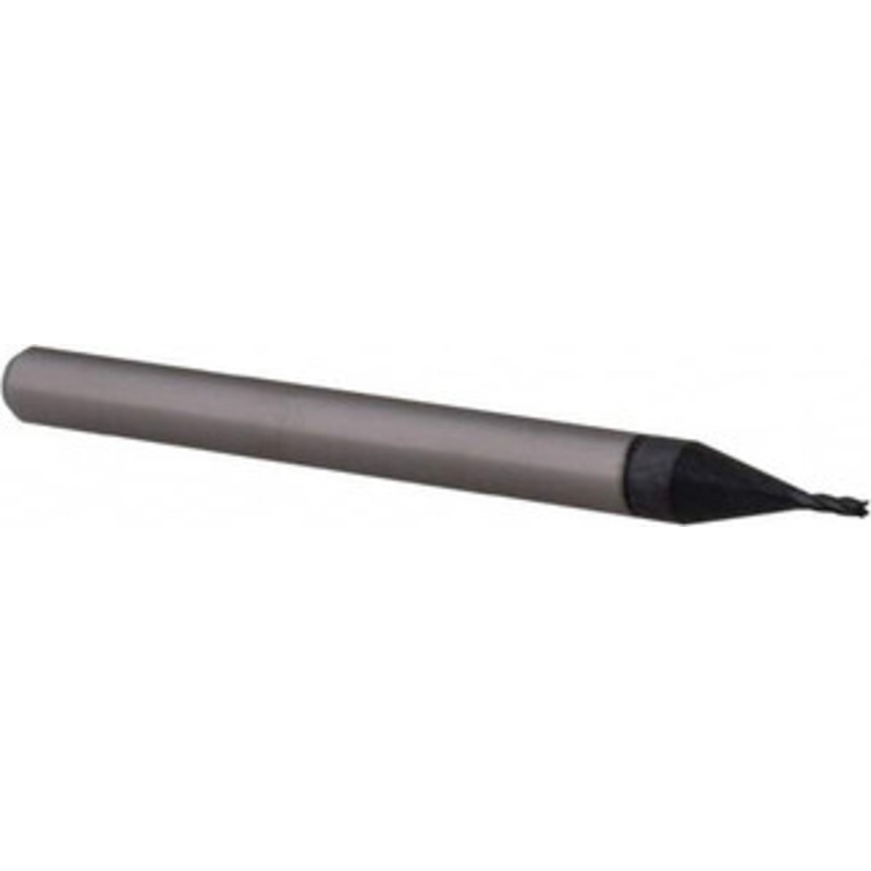 Accupro 0.029, 0.087 LOC, 1/8 Shank Diam, 1-1/2 OAL, 4 Flute, Solid Carbide Square End Mill Single End, AlTiN Finish, Spiral Flute, 30 Helix, Centercutting, Right Hand Cut, Right Hand Flute, Series Miniature 6501908 – 62774633