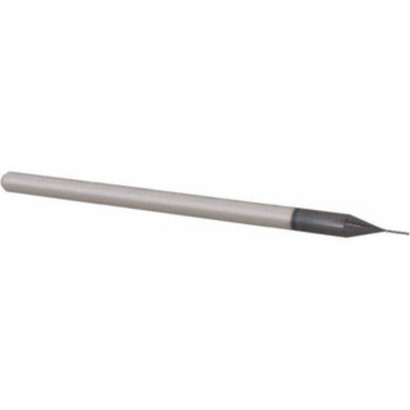 Accupro 0.0156, 1/8 LOC, 1/8 Shank Diam, 2-1/2 OAL, 3 Flute, Solid Carbide Square End Mill Single End, AlTiN Finish, Spiral Flute, 30 Helix, Centercutting, Right Hand Cut, Right Hand Flute, Series Miniature AP62778410 – 62778410