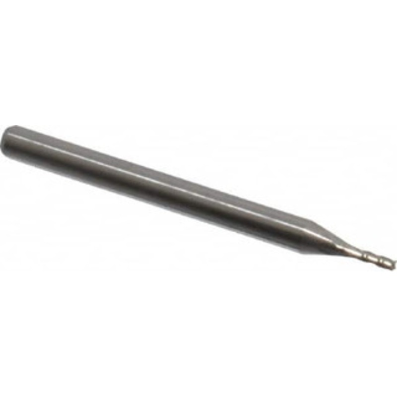 Accupro 0.045 Diam 4 Flute Solid Carbide 0.005 Corner Radius End Mill Uncoated, 1-1/2 OAL, 0.14 LOC, 1/8 Shank Diam, 30 Helix, RH Cut, RH Flute, Centercutting 6503472 – 64541469