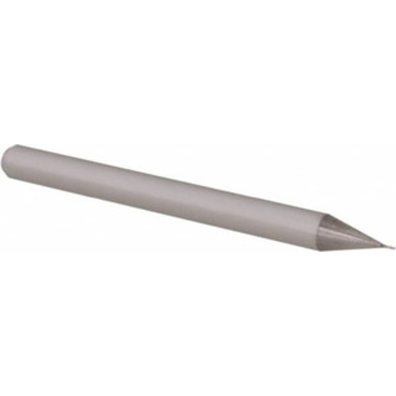 Accupro 0.01 Diam, 0.03 LOC, 4 Flute Solid Carbide Ball End Mill Uncoated, Single End, 1-1/2 OAL, 1/8 Shank Diam, Spiral Flute AP61725743 – 61725743