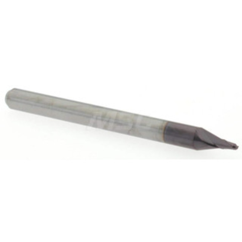 Accupro 0.05 Diam, 0.075 LOC, 2 Flute Solid Carbide Ball End Mill AlTiN Finish, Single End, 1-1/2 OAL, 1/8 Shank Diam, Spiral Flute 6500631 – 52441938