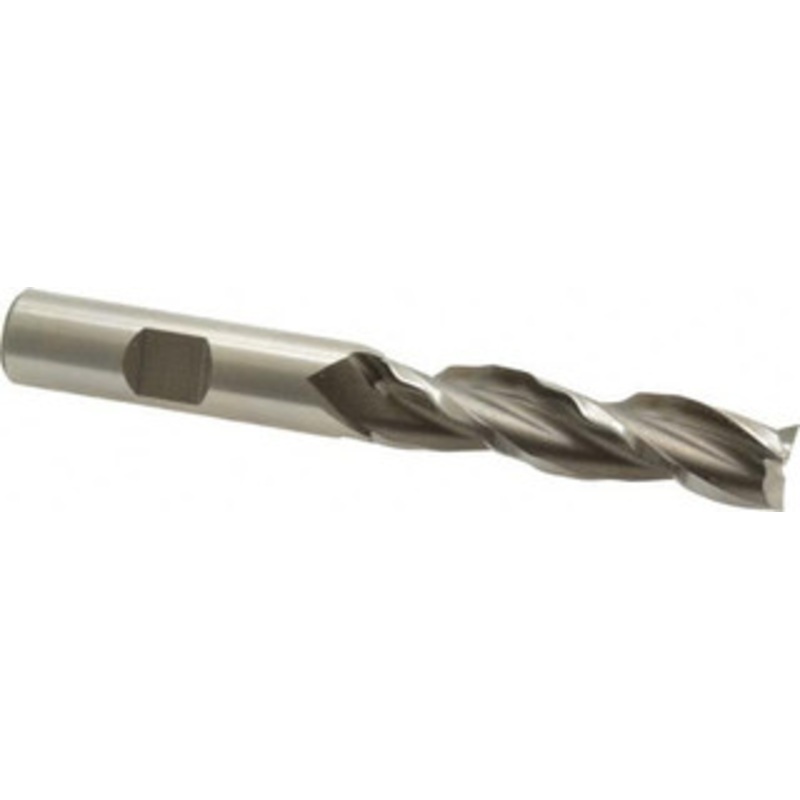 Weldon 1/2 Diam 3-Flute 30 High Speed Steel Square Roughing & Finishing End Mill Uncoated, 2 LOC, 4 OAL, 1/2 Shank Diam 65704-00-W – 81749327