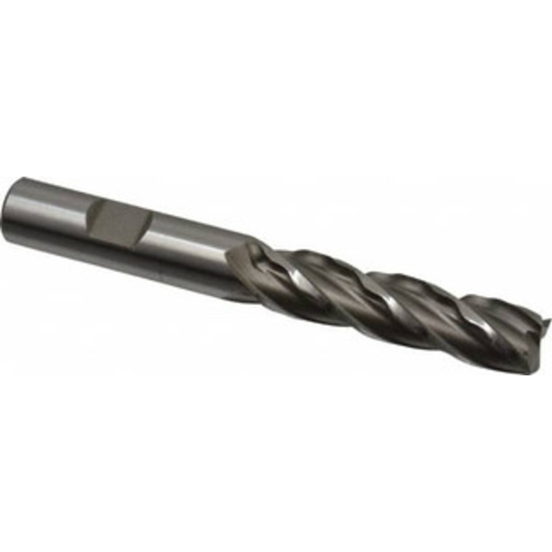 Weldon 1/2 Diam 4-Flute 30 Cobalt Square Roughing & Finishing End Mill Uncoated, 2 LOC, 4 OAL, 1/2 Shank Diam 66502-00-W – 05049515