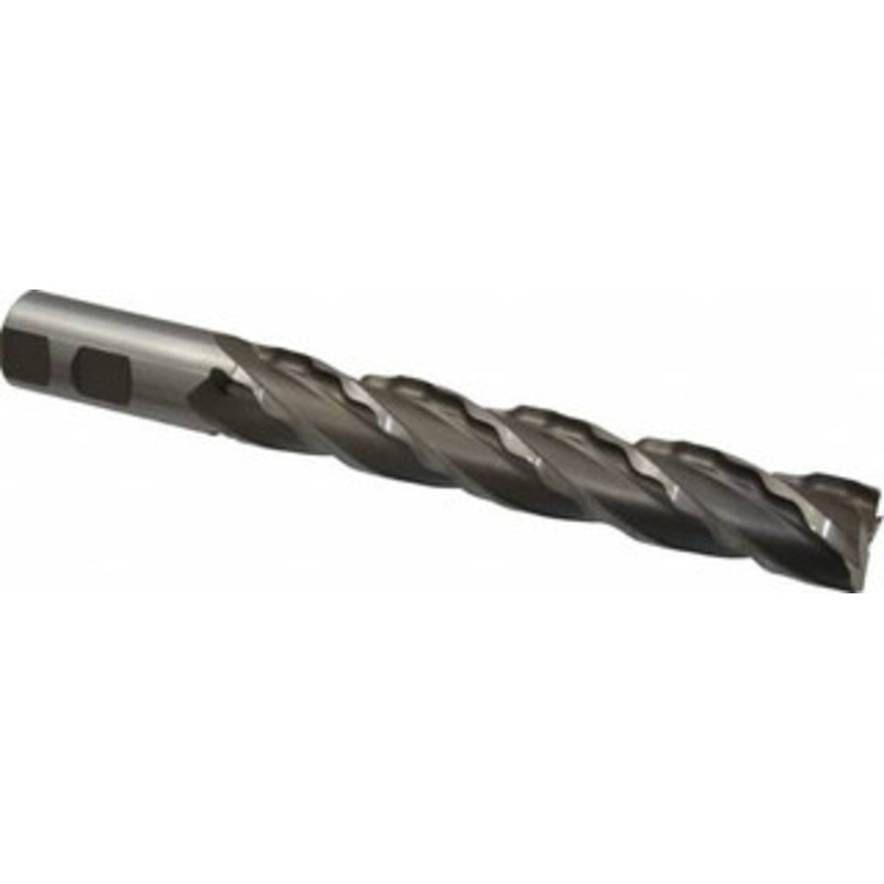 Weldon 1 Diam 4-Flute 30 High Speed Steel Square Roughing & Finishing End Mill Uncoated, 6 LOC, 8-1/2 OAL, 1 Shank Diam 65832-00-W – 81750671