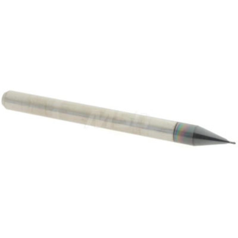 Accupro 0.014 Diam, 0.021 LOC, 2 Flute Solid Carbide Ball End Mill AlTiN Finish, Single End, 1-1/2 OAL, 1/8 Shank Diam, Spiral Flute 6500564 – 52441698