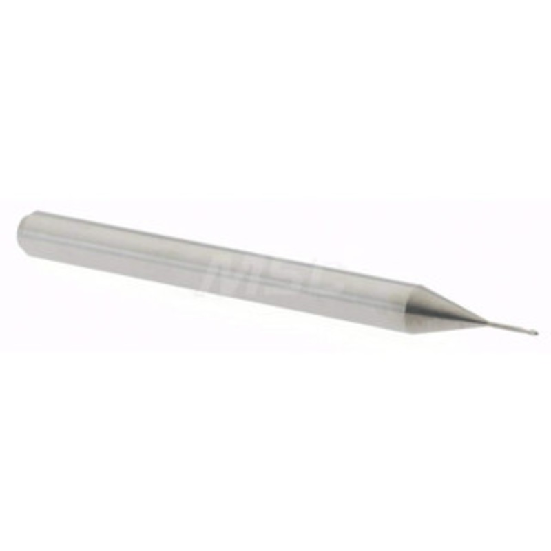 Accupro 0.015 Diam, 0.045 LOC, 2 Flute Solid Carbide Ball End Mill Uncoated, Single End, 1-1/2 OAL, 1/8 Shank Diam, Spiral Flute 6500714 – 64535065
