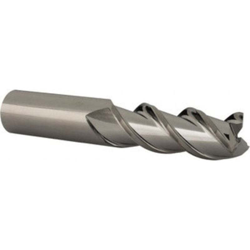 YG-1 5/8, 1-5/8 LOC, 5/8 Shank Diam, 3-1/2 OAL, 3 Flute, Solid Carbide Square End Mill Single End, Uncoated, Spiral Flute, 45 Helix, Right Hand Cut, Right Hand Flute 28595 – 45403060